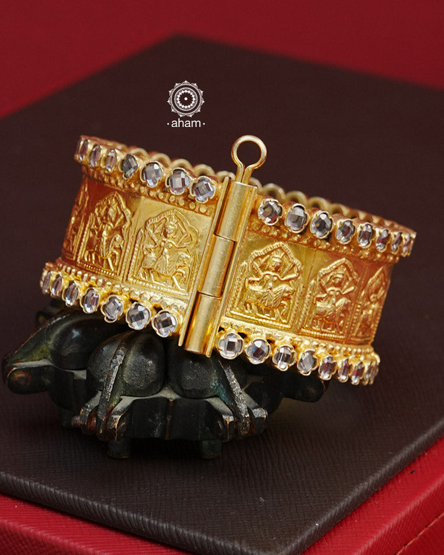 Gold Kada How To Polish Gold Plated Gold Plated Simha Kada
