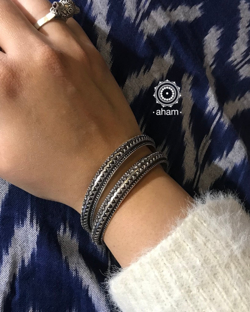 Everyday Silver Bangles (Size: - Main Image
