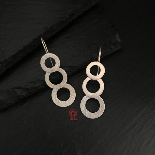 Contemporary light weight earrings in 92.5 silver.  Perfect wear from Dawn to Dusk 