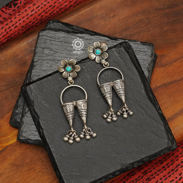 OXIDISED SILVER PARTY WEAR LONG JHUMKA'S – Sanvi Jewels