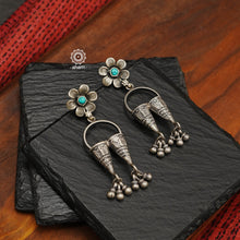 Mewad silver earrings. An ode to the glorious Rajasthan.  Light weight great as everyday and ethnic wear.  