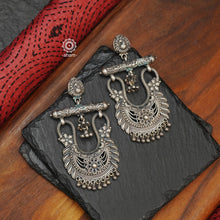 Mewad 92.5 sterling silver earrings. Light weight great as everyday and ethnic wear. 