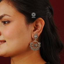 Mewad earrings handcrafted in 92.5 sterling silver. An ode to the glorious state of Rajasthan. Looks great with both casual and ethnic outfits. 