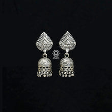 Mewad flower earrings handcrafted in 92.5 sterling silver. An ode to the glorious state of  Rajasthan. Light weight earrings great as everyday and ethnic wear. 