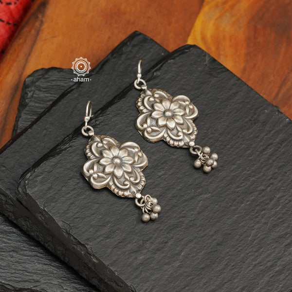 Mewad earrings handcrafted in 92.5 sterling silver. An ode to the glorious state of Rajasthan. Light weight great as everyday and ethnic wear.