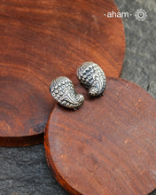 Mewad stud earrings handcrafted in 92.5 sterling silver. An ode to the glorious state of Rajasthan. Light weight great as everyday and ethnic wear.&nbsp;