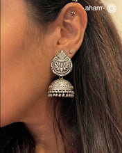 Mewad Jhumkie&nbsp; handcrafted in 92.5 sterling silver. An ode to the glorious state of Rajasthan. Light weight great as everyday and ethnic wear.