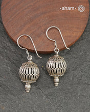 Mewad Silver Earrings with handcrafted in silver. An ode to the glorious state of Rajasthan. Light weight great as everyday and ethnic wear.