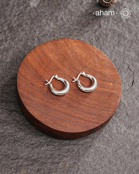 Mini Silver Hoops