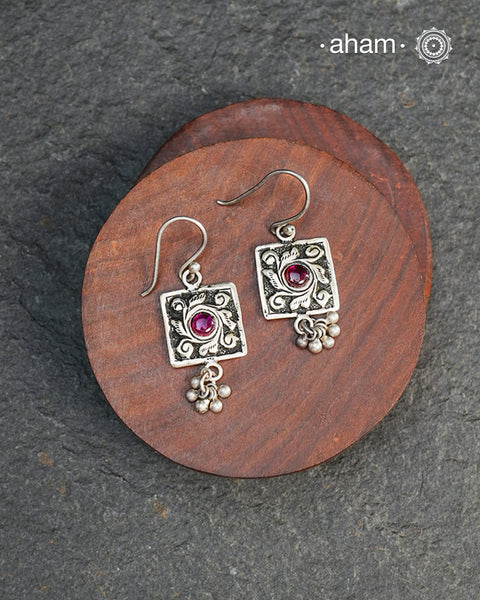 Mewad Chitai Silver Earrings