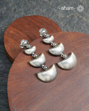 Beautiful light weight silver earrings crafted in 92.5 silver