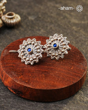 Mewad earrings handcrafted in silver. An ode to the glorious state of Rajasthan. Light weight, great as everyday and ethnic wear.