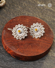 Mewad earrings handcrafted in silver. An ode to the glorious state of Rajasthan. Light weight, great as everyday and ethnic wear.&nbsp;