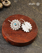 Mewad earrings handcrafted in silver. An ode to the glorious state of Rajasthan. Light weight, great as everyday and ethnic wear.