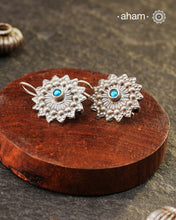 Mewad earrings handcrafted in silver. An ode to the glorious state of Rajasthan. Light weight, great as everyday and ethnic wear.