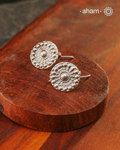 Mewad earrings handcrafted in silver. An ode to the glorious state of Rajasthan. Light weight, great as everyday and ethnic wear.