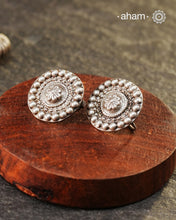 Mewad earrings handcrafted in silver. An ode to the glorious state of Rajasthan. Light weight, great as everyday and ethnic wear.