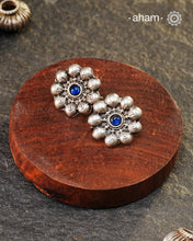 Mewad earrings handcrafted in silver. An ode to the glorious state of Rajasthan. Light weight, great as everyday and ethnic wear.