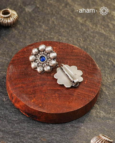 Mewad earrings handcrafted in silver. An ode to the glorious state of Rajasthan. Light weight, great as everyday and ethnic wear.