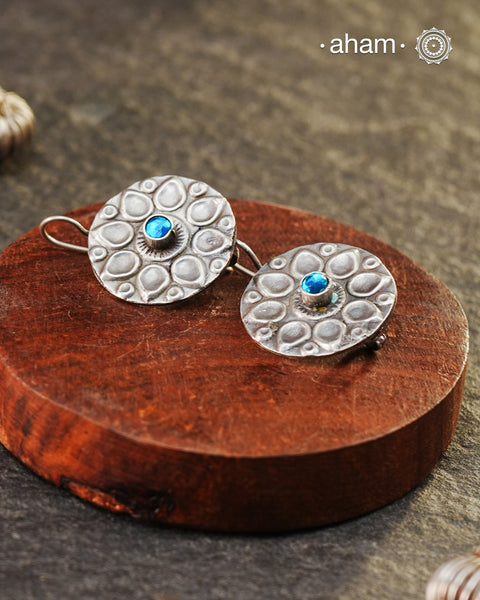 Mewad earrings handcrafted in silver. An ode to the glorious state of Rajasthan. Light weight, great as everyday and ethnic wear.