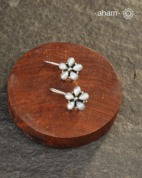 Summer Love Pearl Silver Earring