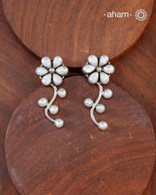 Summer Love Pearl Silver Earrings