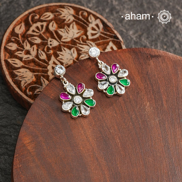 Summer Love Silver Earrings