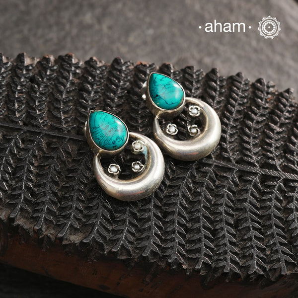 Summer Love Turquoise Silver Earring