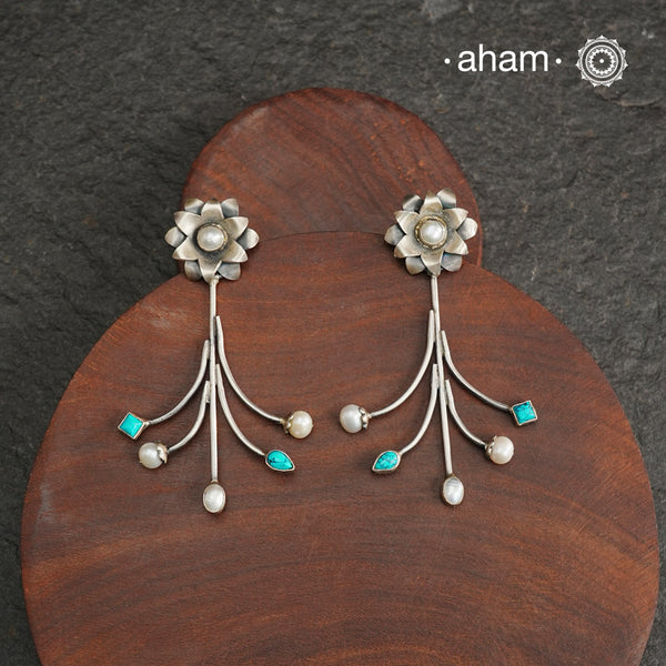 Summer Love Silver Earrings