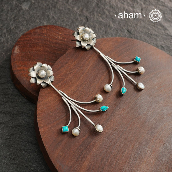 Summer Love Silver Earrings