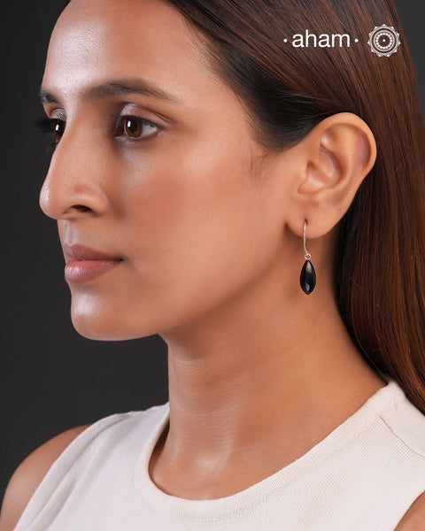 Contemporary light weight earrings in 92.5 silver.Minimalist work wear jewellery.Perfect wear from Dawn to Dusk.