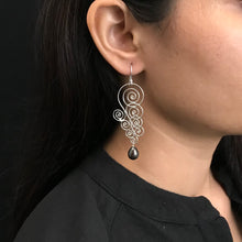 Contemporary light weight earrings in 92.5 silver.  Perfect wear from Dawn to Dusk. 