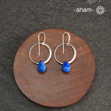 Contemporary light weight earrings in 92.5 silver. Minimalist work wear jewellery.Perfect wear from Dawn to Dusk 