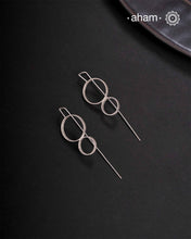 A.M P.M Silver Earring