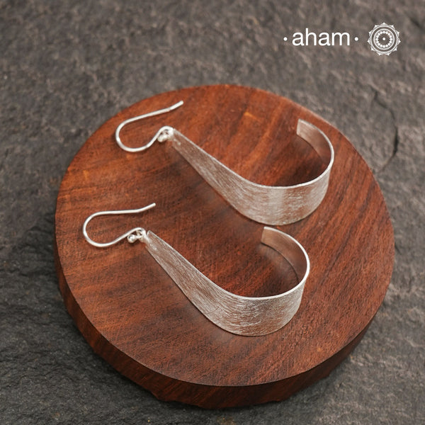 Contemporary light weight earrings in 92.5 silver. Minimalist work wear jewellery. Perfect wear from Dawn to Dusk