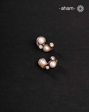 A.M P.M Silver Earrings
