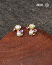 AM.PM Amethyst Silver Earrings