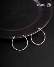 A.M P.M Silver Earring