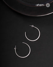A.M P.M Silver Earring