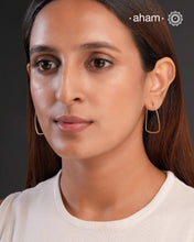 AM.PM Square Silver Hoops