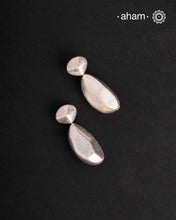 A.M P.M Silver Earring