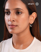 Contemporary light weight earrings in 92.5 silver.Minimalist work wear jewellery.Perfect wear from Dawn to Dusk