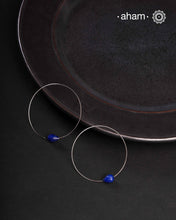 AM.PM Lapiz Drop Silver Hoops