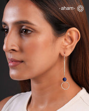 A.M P.M Silver Earring