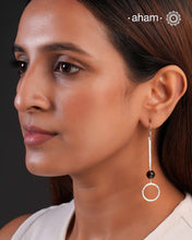 Contemporary light weight earrings in 92.5 silver. Minimalist work wear jewellery.Perfect wear from Dawn to Dusk.
