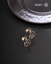 A.M P.M Silver Earring