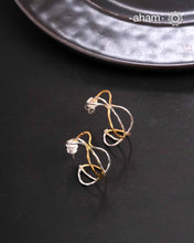 A.M P.M Silver Earring
