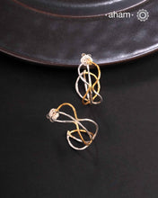 A.M P.M Silver Earring