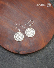A.M P.M Silver Earrings