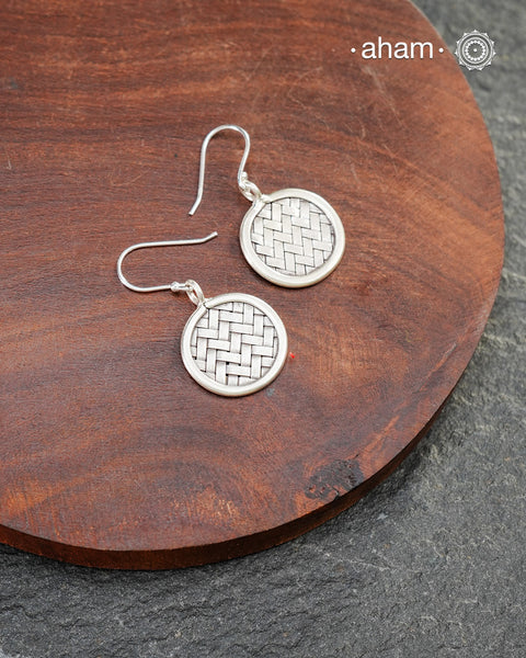 A.M P.M Silver Earrings